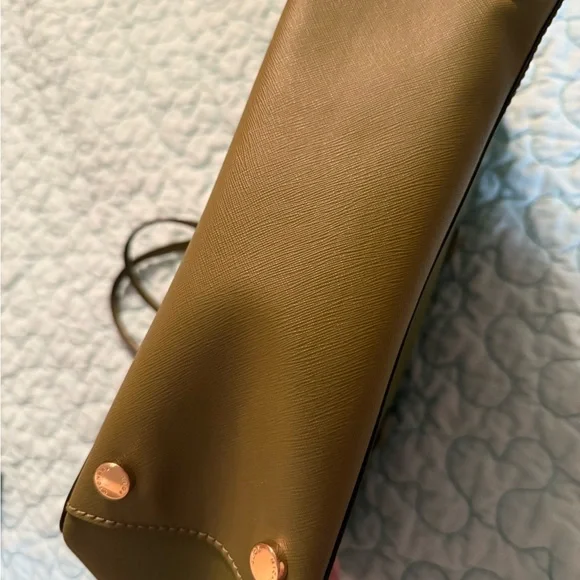 Michael Kors Green Tote with Gold Details